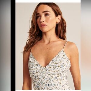 Abercrombie Floral Midi Dress size XS